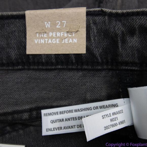 NEW Madewell Perfect Vintage Jean in Cosner Wash: Knee-Rip Edition, 27 - Picture 15 of 16